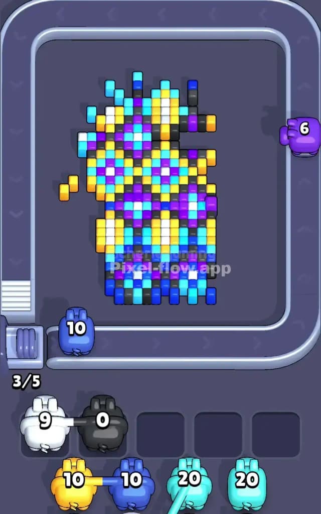 Pixel Flow Level 452 Solution 2