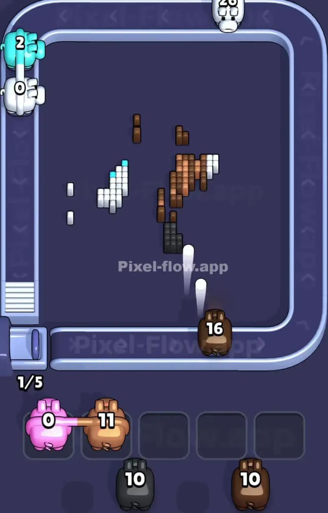 Pixel Flow Level 1038 Solution 3