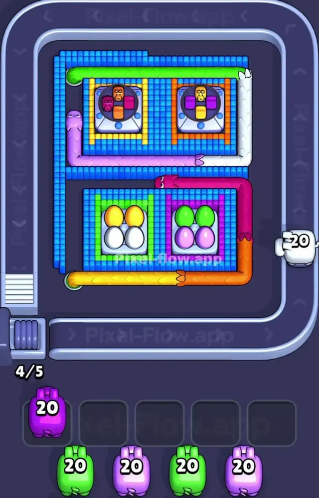 Pixel Flow Level 1158 Solution 2