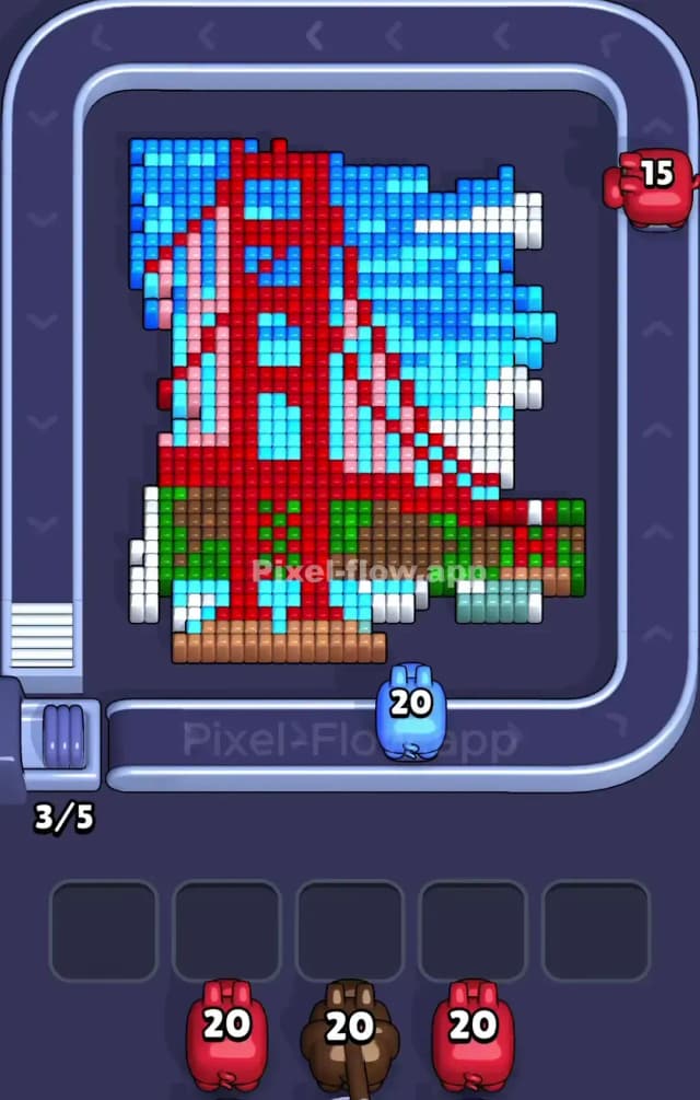 Pixel Flow Level 858 Solution 1