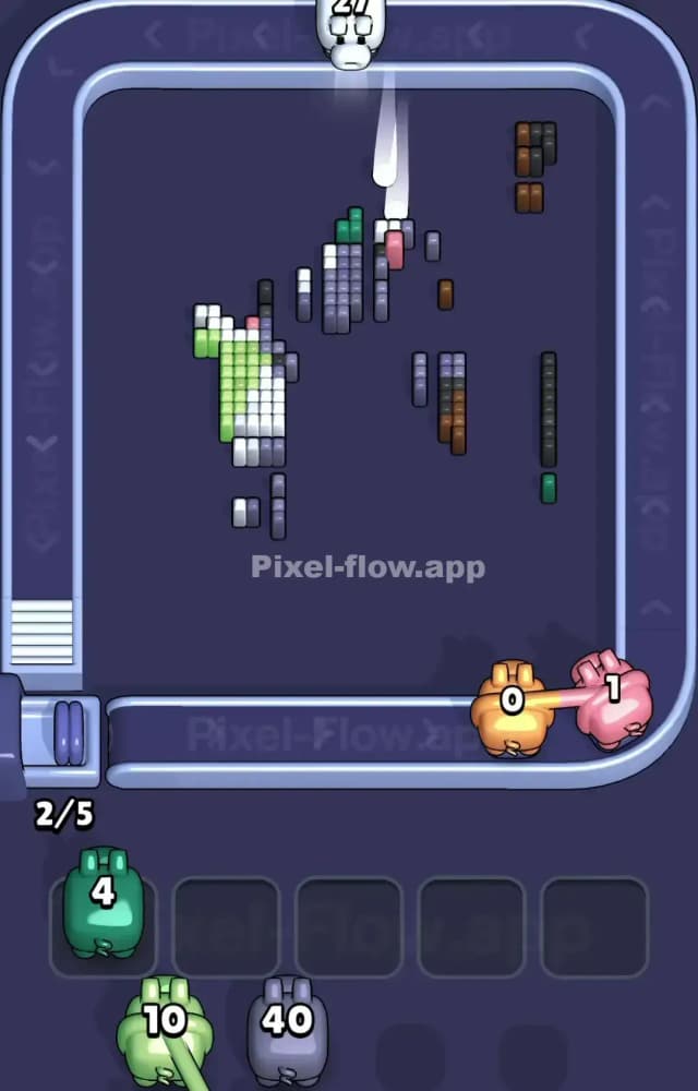 Pixel Flow Level 1245 Solution 3