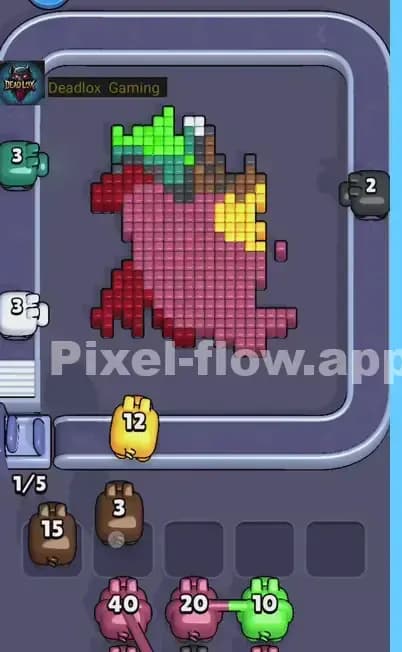 Pixel Flow Level 432 Solution 2