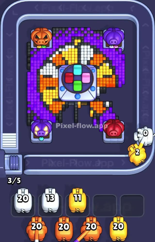 Pixel Flow Level 1300 Solution 1
