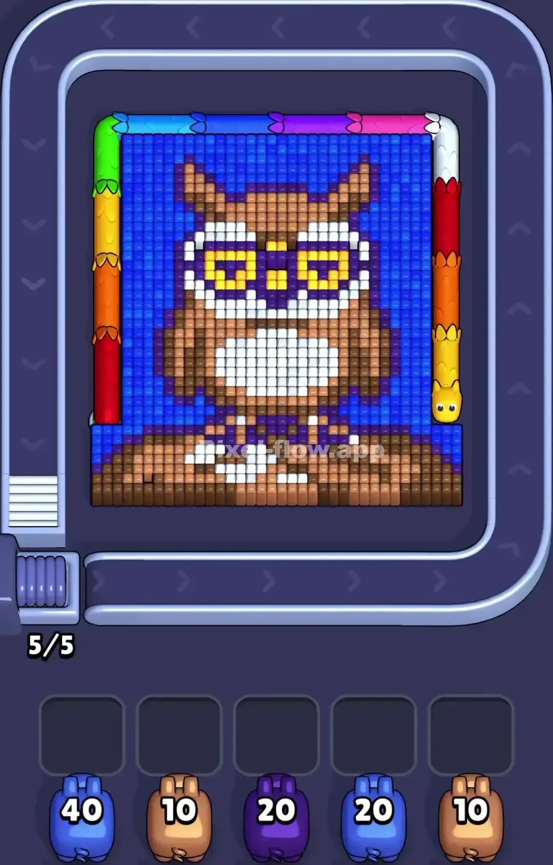 Pixel Flow Level 1186 Screenshot