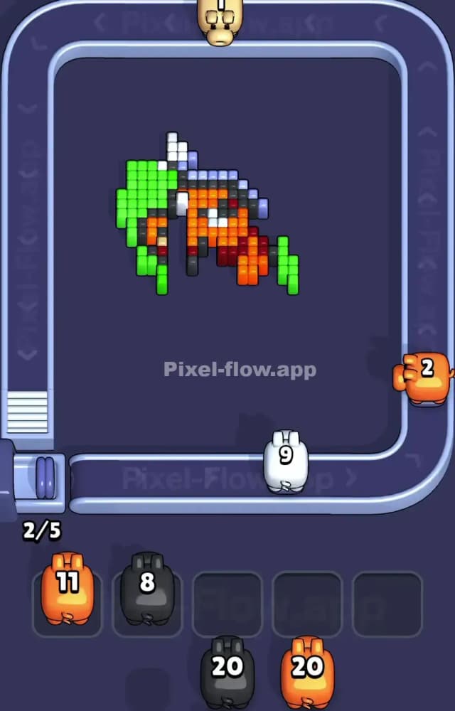 Pixel Flow Level 1321 Solution 3