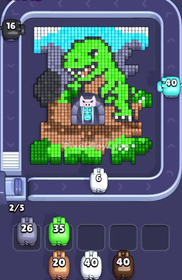 Pixel Flow Level 1711 Solution 1