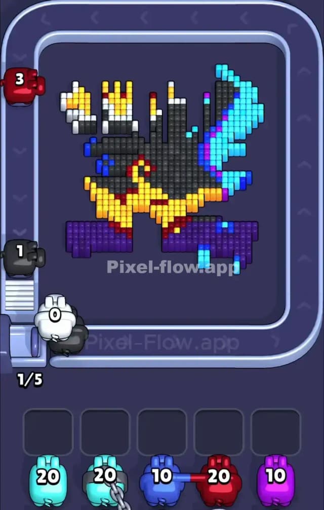 Pixel Flow Level 914 Solution 2