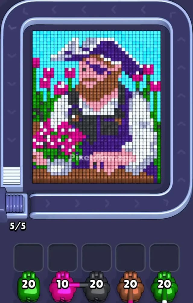 Pixel Flow Level 1199 Gameplay