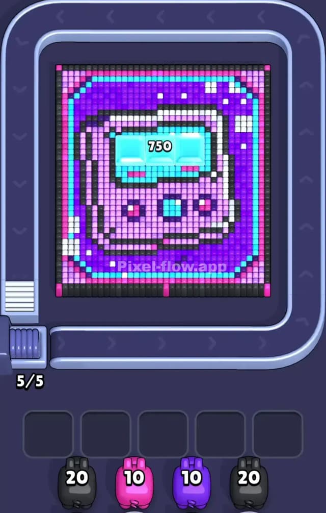 Pixel Flow Level 837 Gameplay