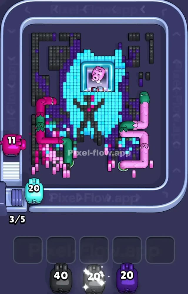 Pixel Flow Level 1181 Solution 2