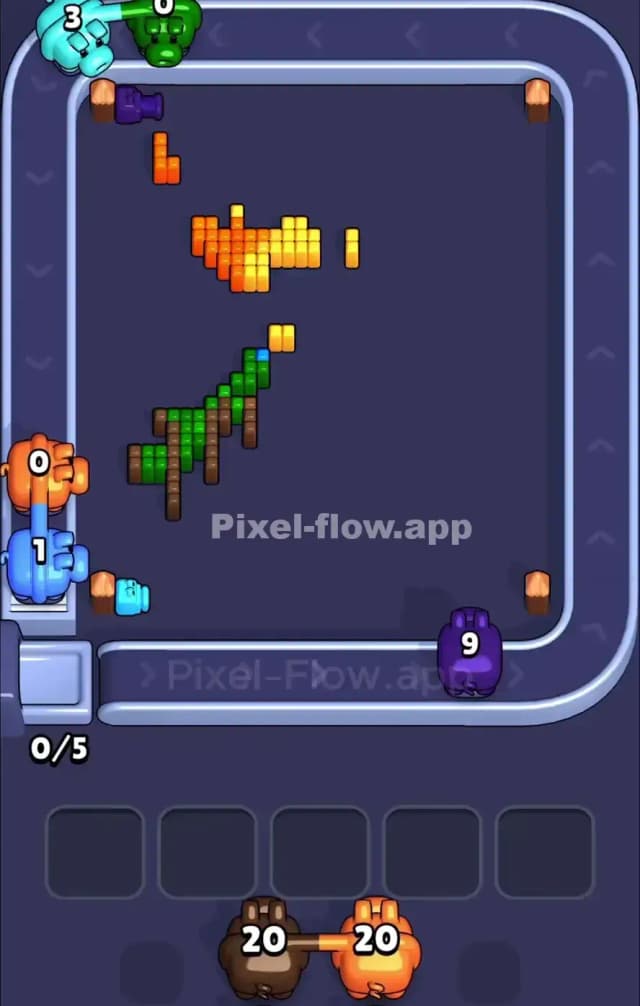 Pixel Flow Level 916 Solution 3