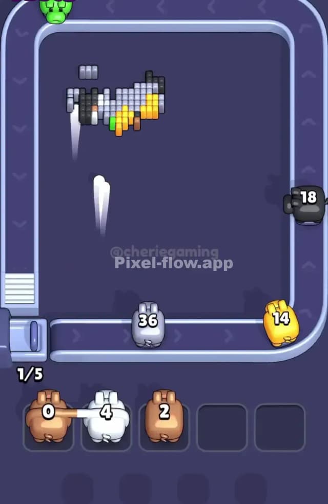 Pixel Flow Level 1619 Solution 3