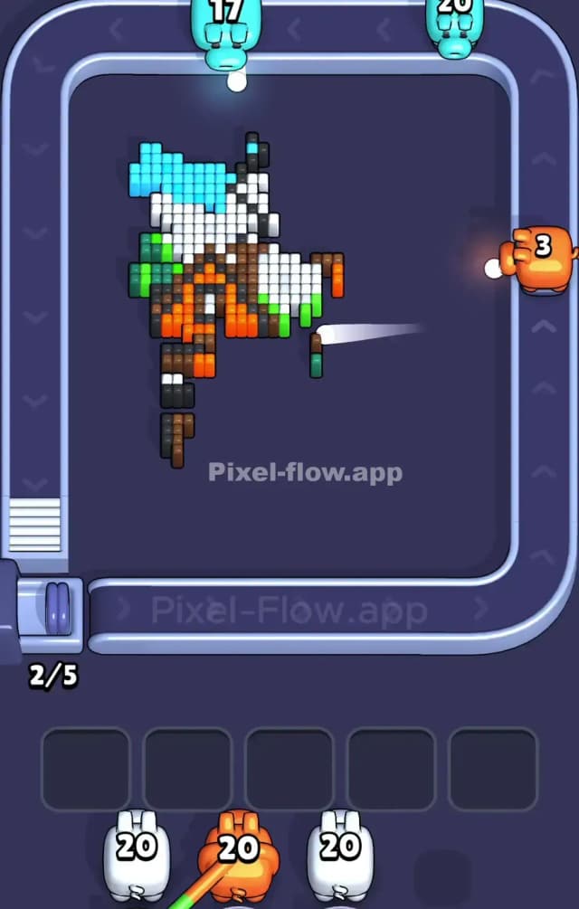 Pixel Flow Level 808 Solution 3