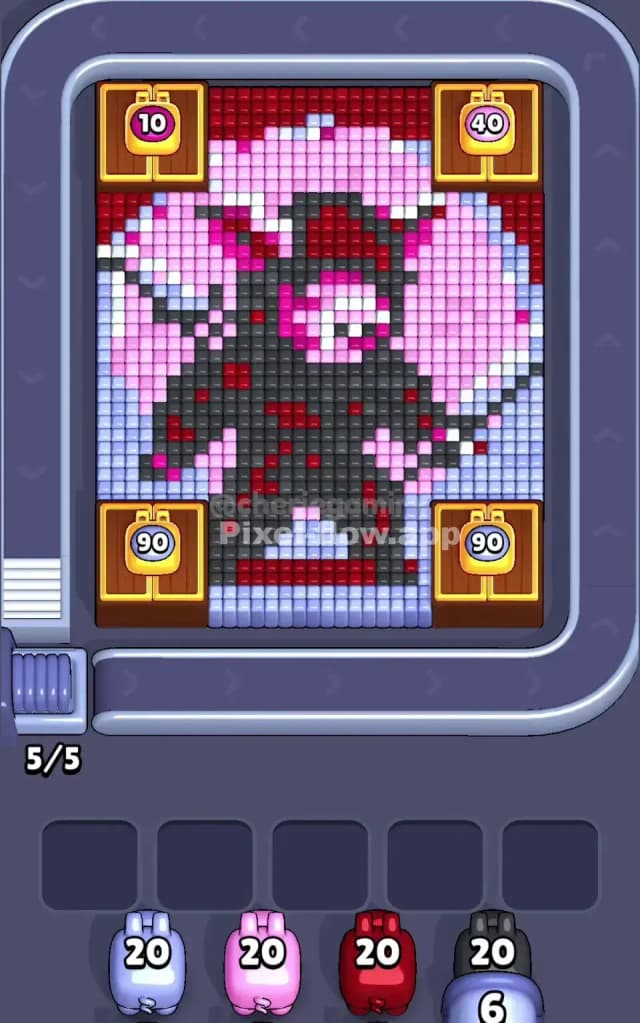 Pixel Flow Level 469 Gameplay