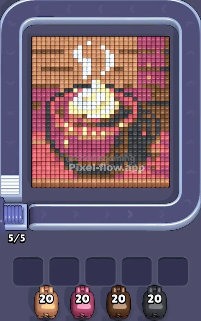 Pixel Flow Level 424 Gameplay