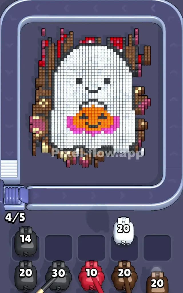 Pixel Flow Level 138 Solution 1