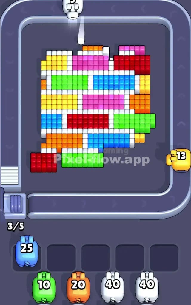 Pixel Flow Level 50 Solution 1