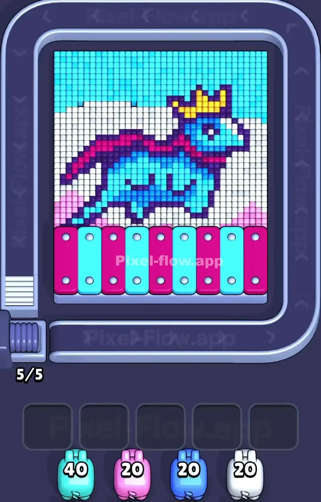Pixel Flow Level 1455 Screenshot