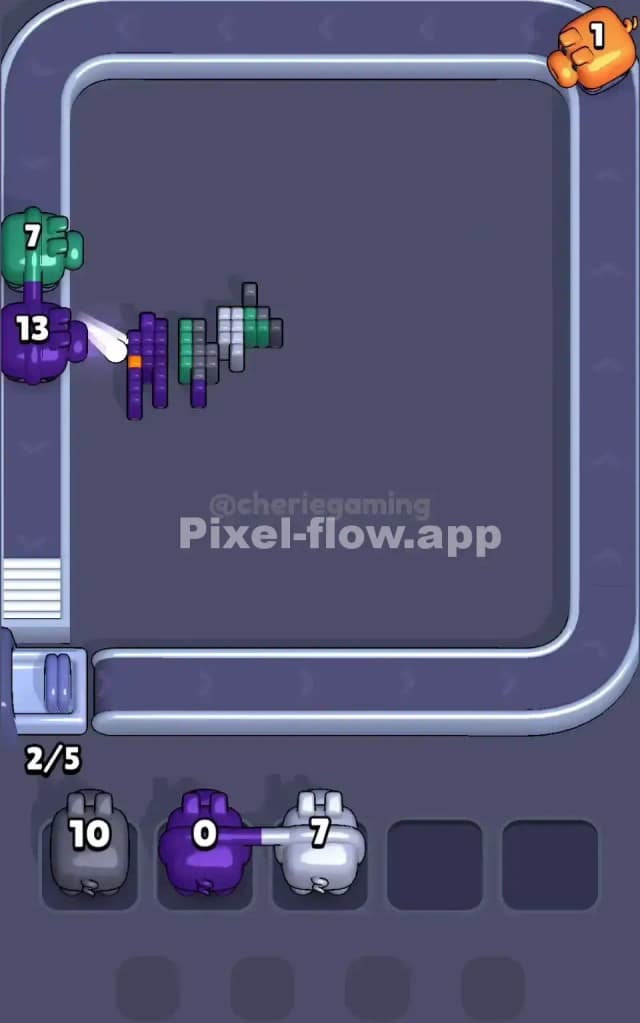 Pixel Flow Level 223 Solution 3