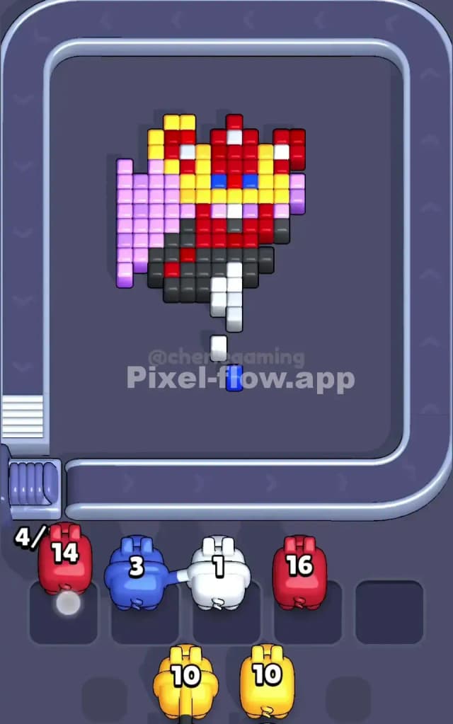 Pixel Flow Level 16 Solution 2