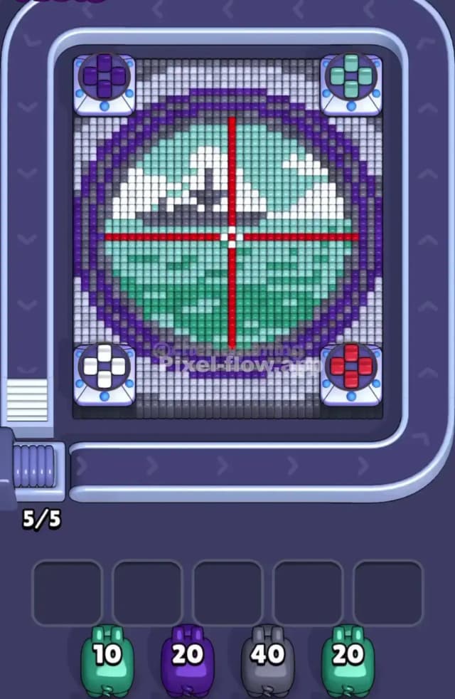 Pixel Flow Level 1638 Gameplay