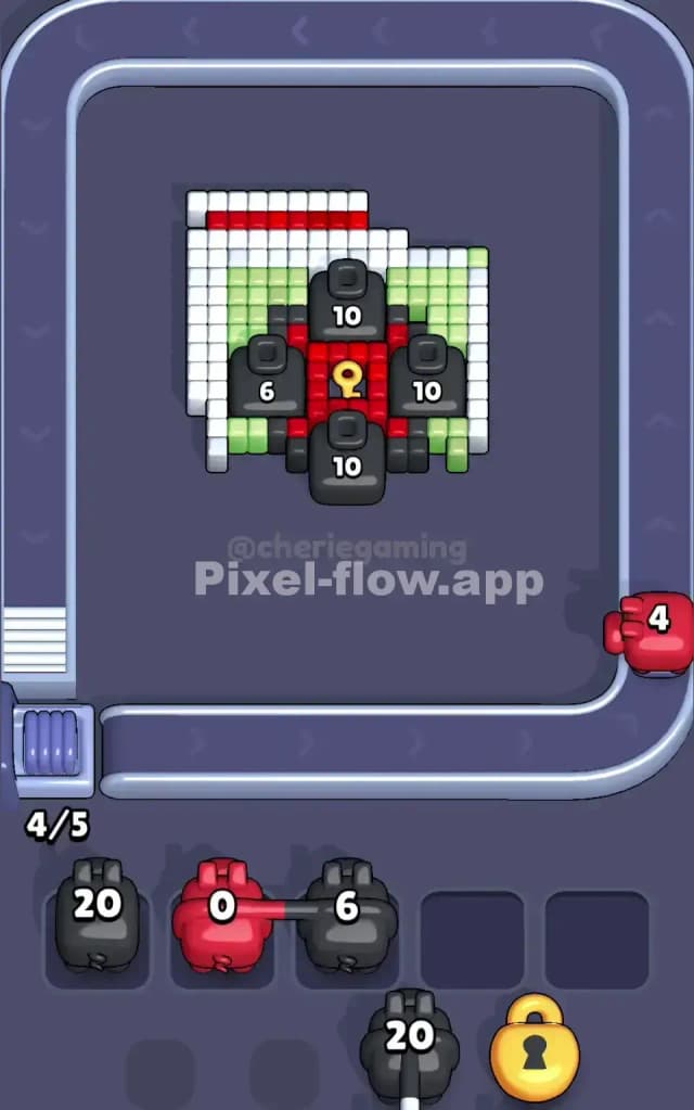 Pixel Flow Level 72 Solution 2