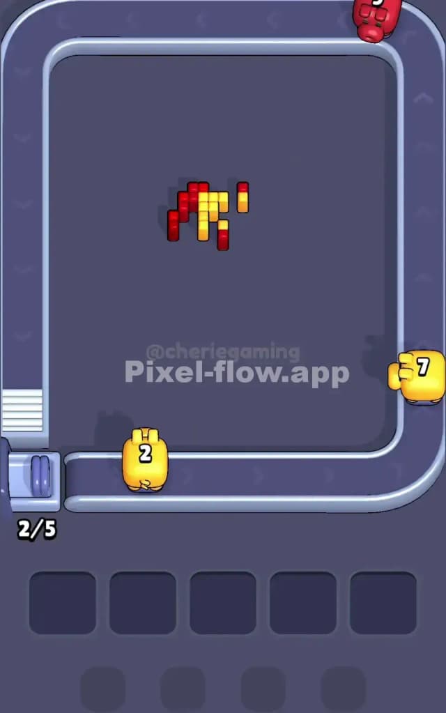 Pixel Flow Level 24 Solution 3