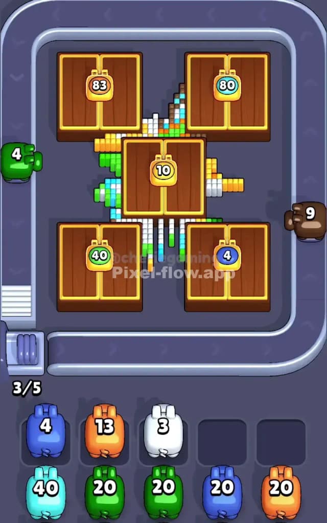 Pixel Flow Level 372 Solution 1