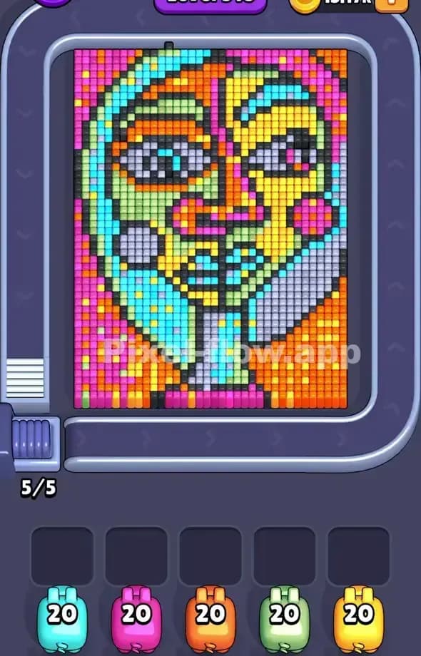 Pixel Flow Level 518 Gameplay