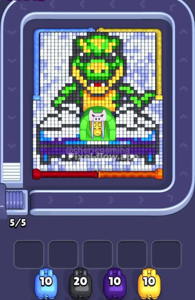 Pixel Flow Level 1722 Gameplay