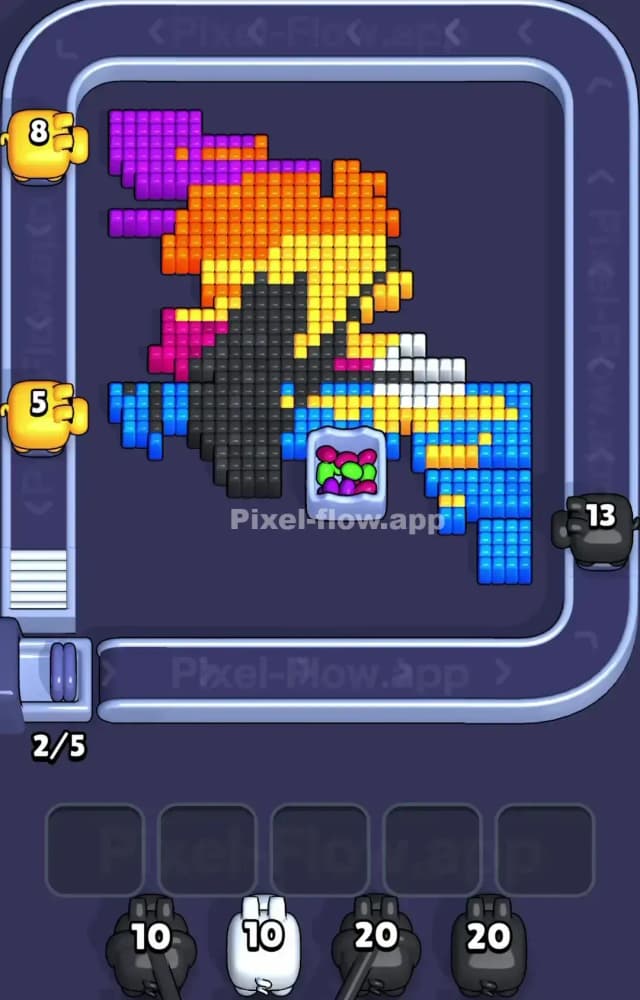 Pixel Flow Level 1272 Solution 1