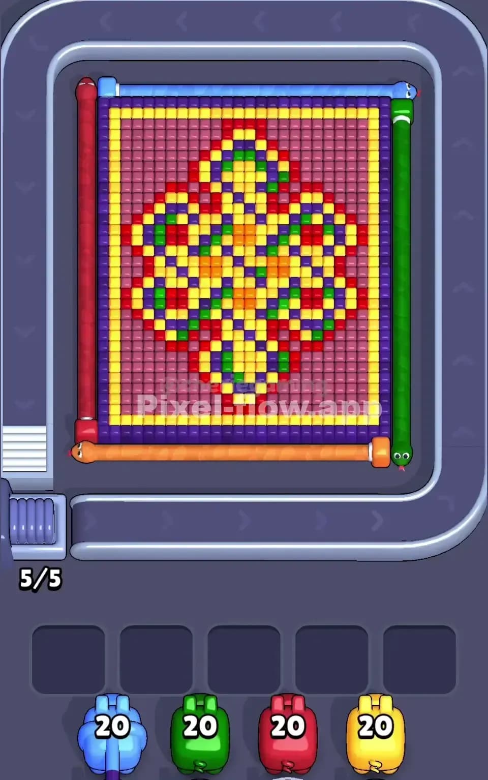 Pixel Flow Level 219 Screenshot