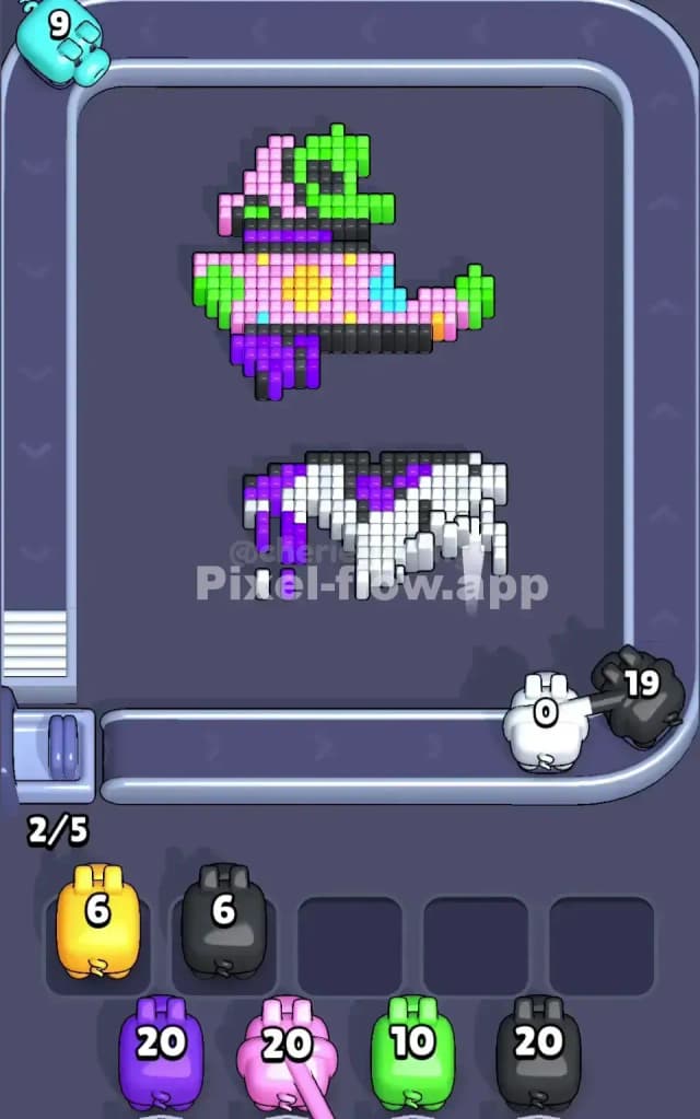 Pixel Flow Level 228 Solution 2