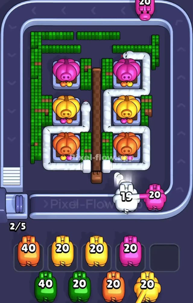 Pixel Flow Level 928 Solution 1