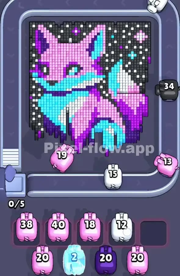 Pixel Flow Level 419 Solution 1