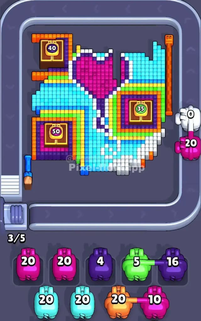 Pixel Flow Level 659 Solution 1