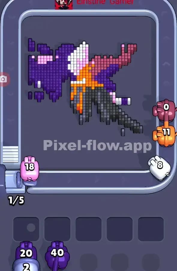 Pixel Flow Level 325 Solution 2
