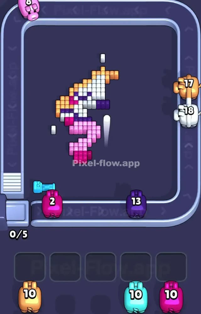 Pixel Flow Level 1238 Solution 3