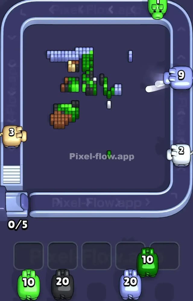 Pixel Flow Level 1218 Solution 3