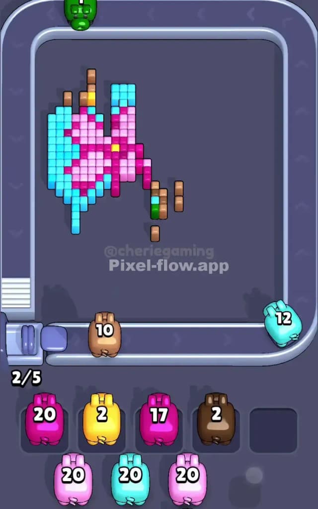Pixel Flow Level 624 Solution 3