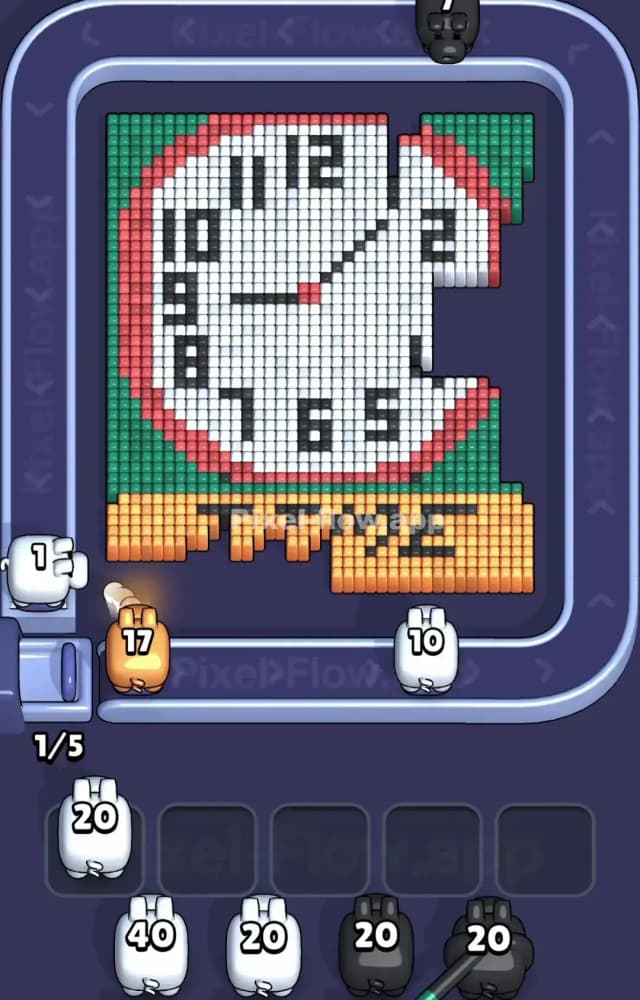 Pixel Flow Level 1462 Solution 1