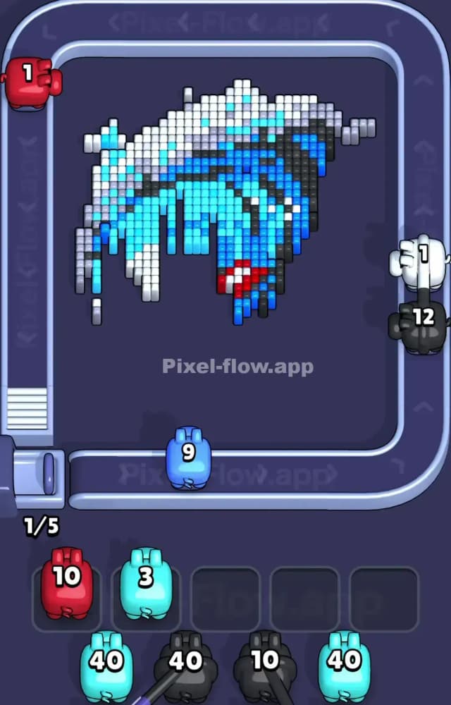 Pixel Flow Level 1574 Solution 1