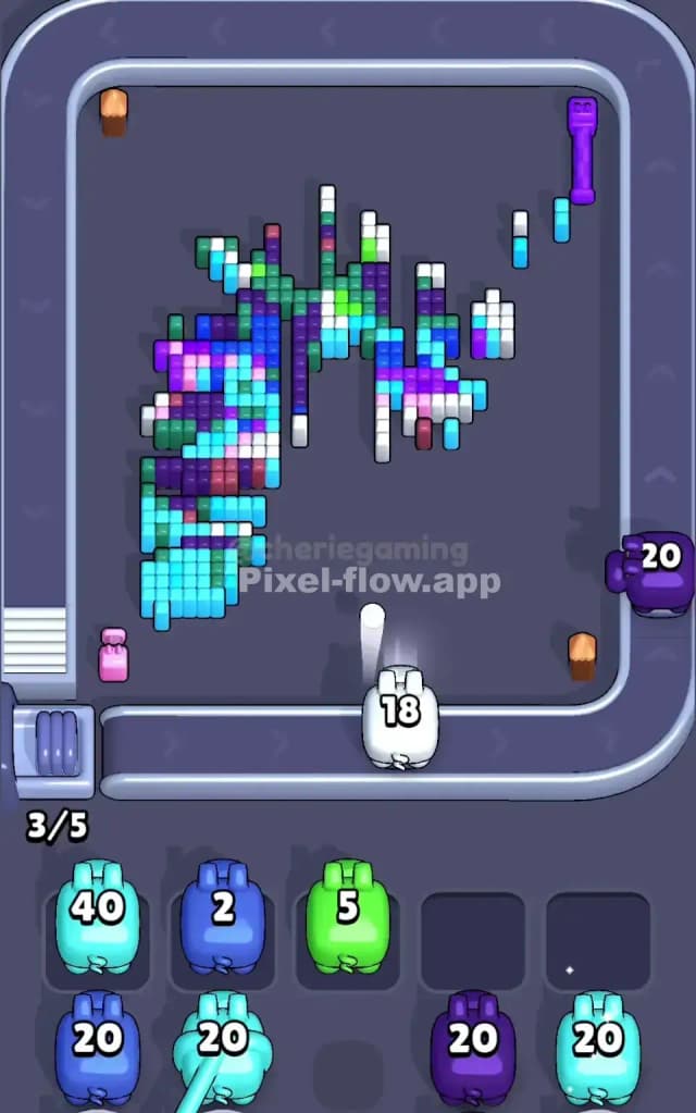 Pixel Flow Level 719 Solution 3