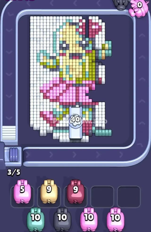Pixel Flow Level 1618 Solution 1