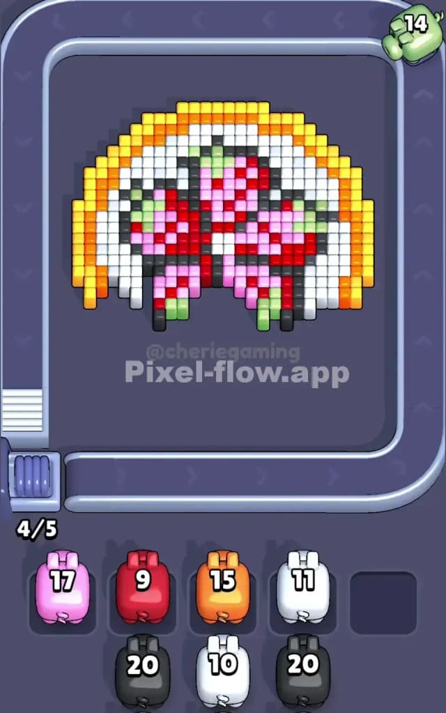 Pixel Flow Level 177 Solution 1
