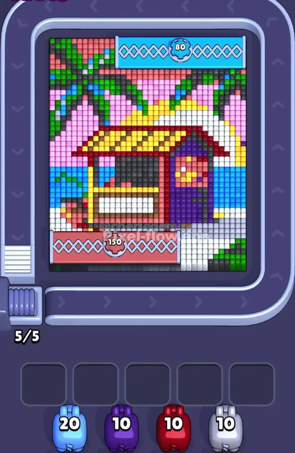 Pixel Flow Level 1627 Screenshot
