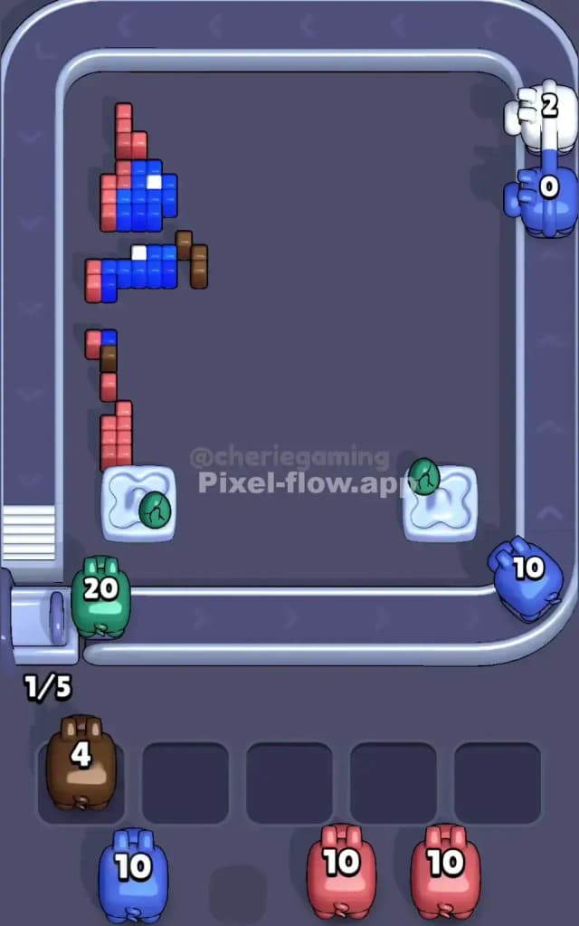 Pixel Flow Level 384 Solution 3