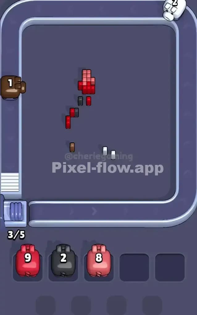 Pixel Flow Level 258 Solution 3