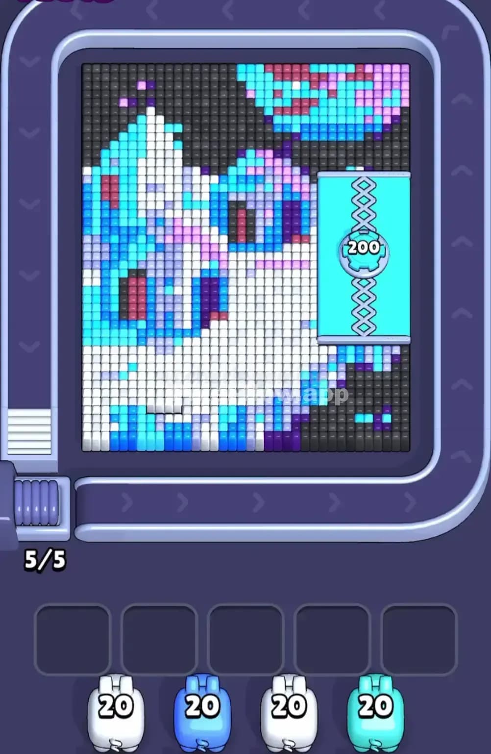 Pixel Flow Level 1608 Screenshot