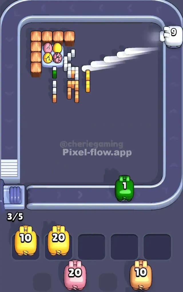 Pixel Flow Level 318 Solution 3